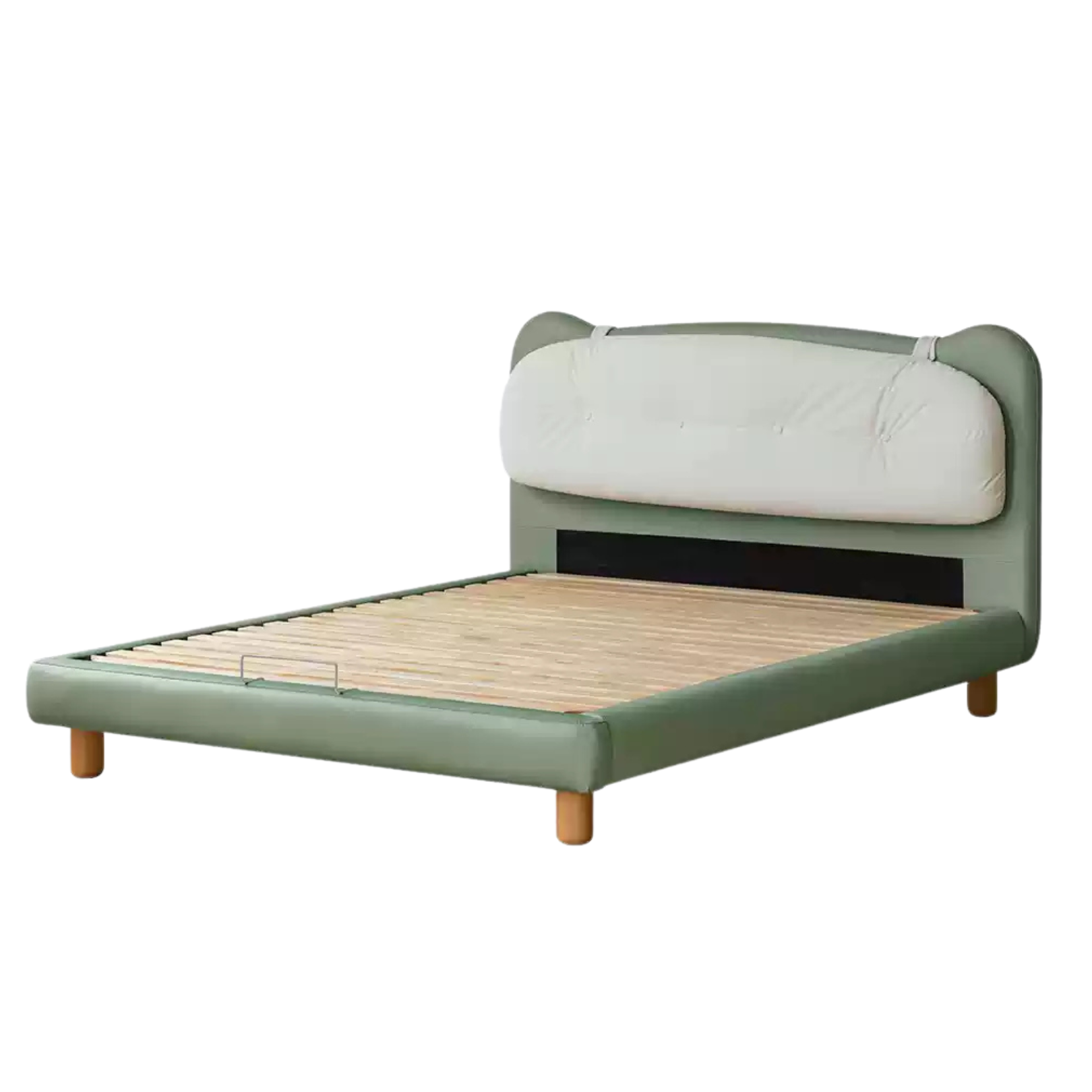 Organic Leather Children's Modern Simple Single Bed