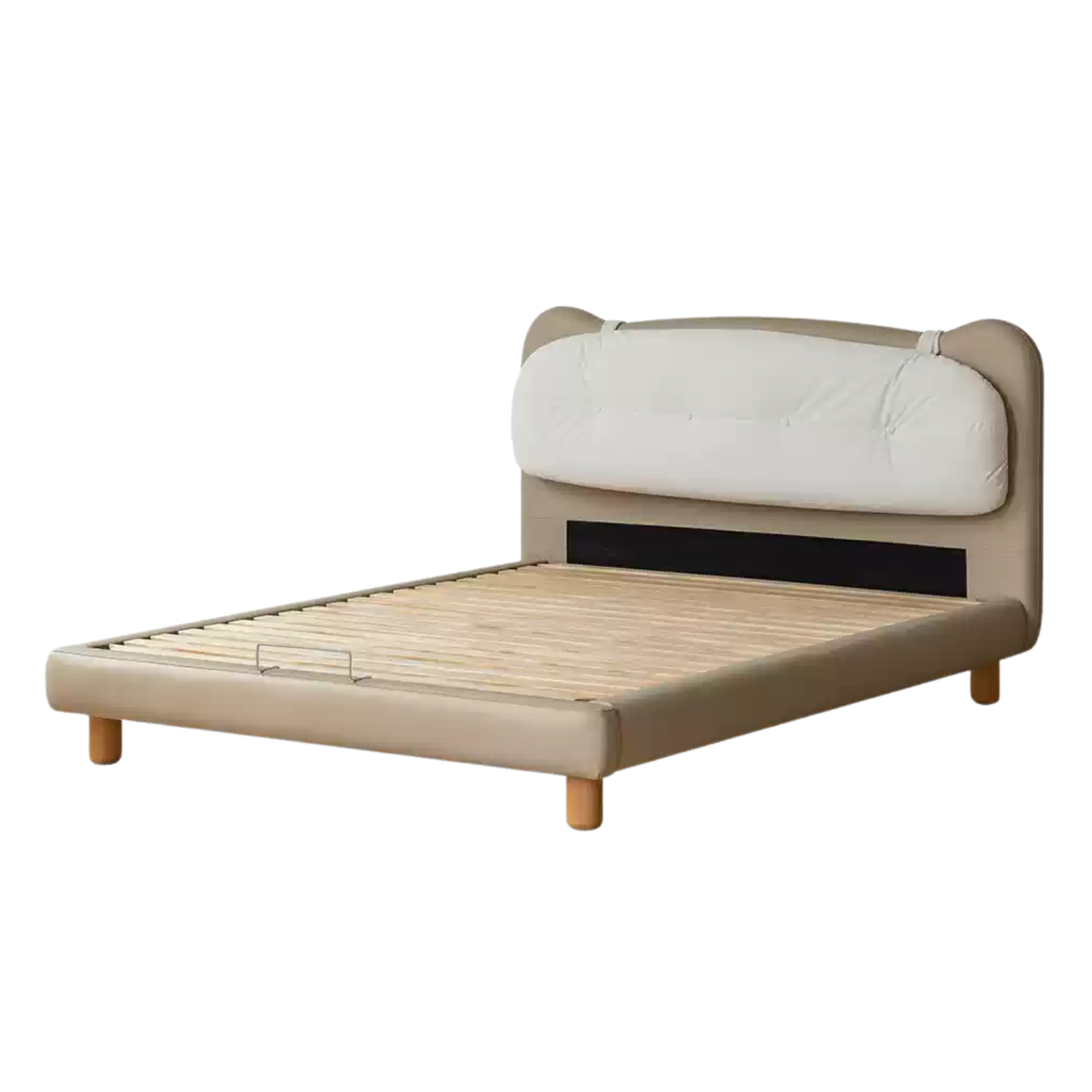 Organic Leather Children's Modern Simple Single Bed