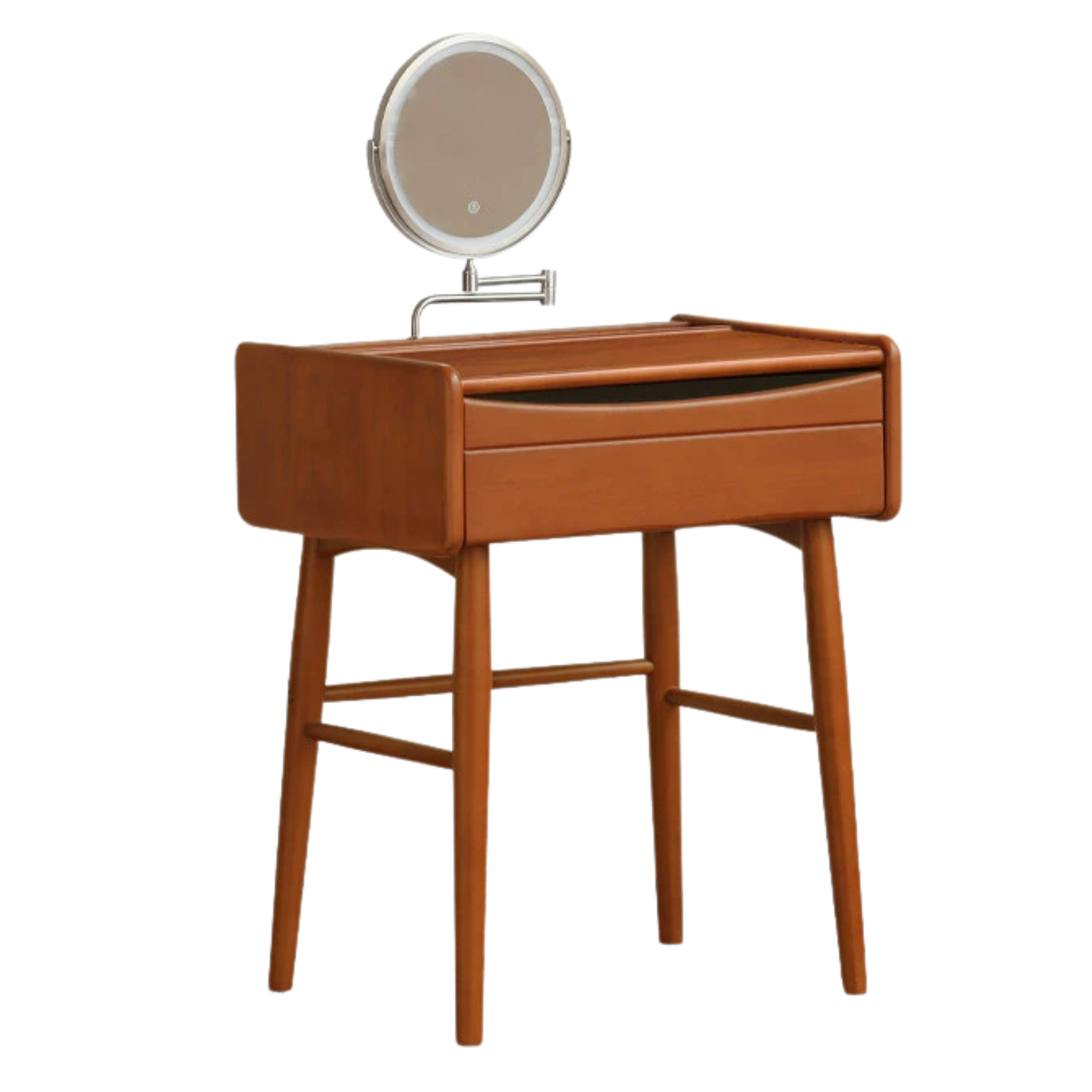 Poplar Solid Wood Multi Functional Retro Dressing Table.