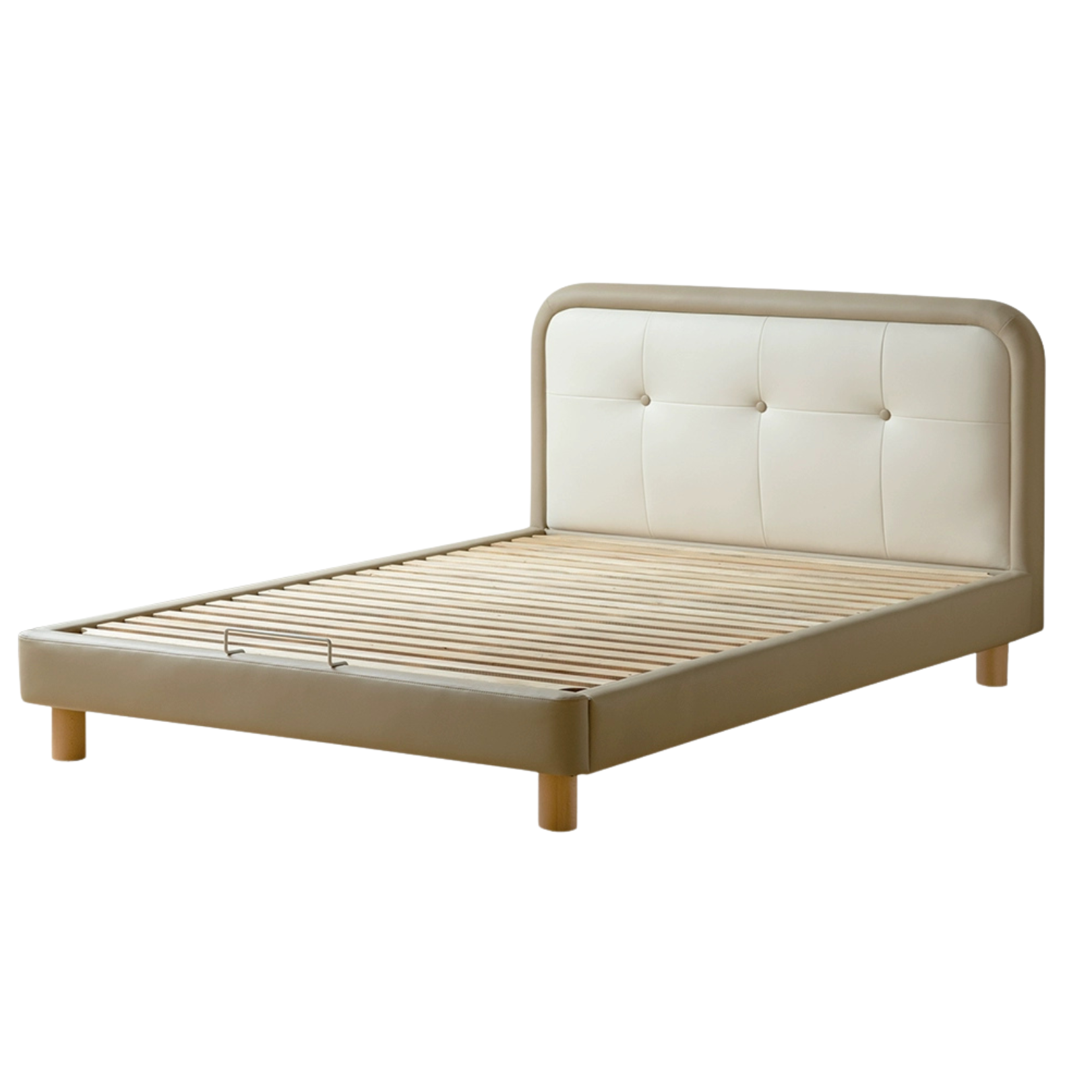 Organic Leather Children's Soft Bag High Headboard Single Bed