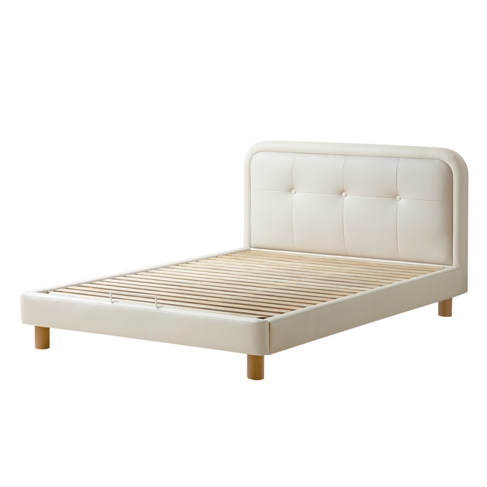 Organic Leather Children's Soft Bag High Headboard Single Bed