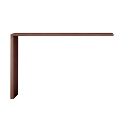 Oak, Solid Rubberwood Dressing Table L-Shaped Corner