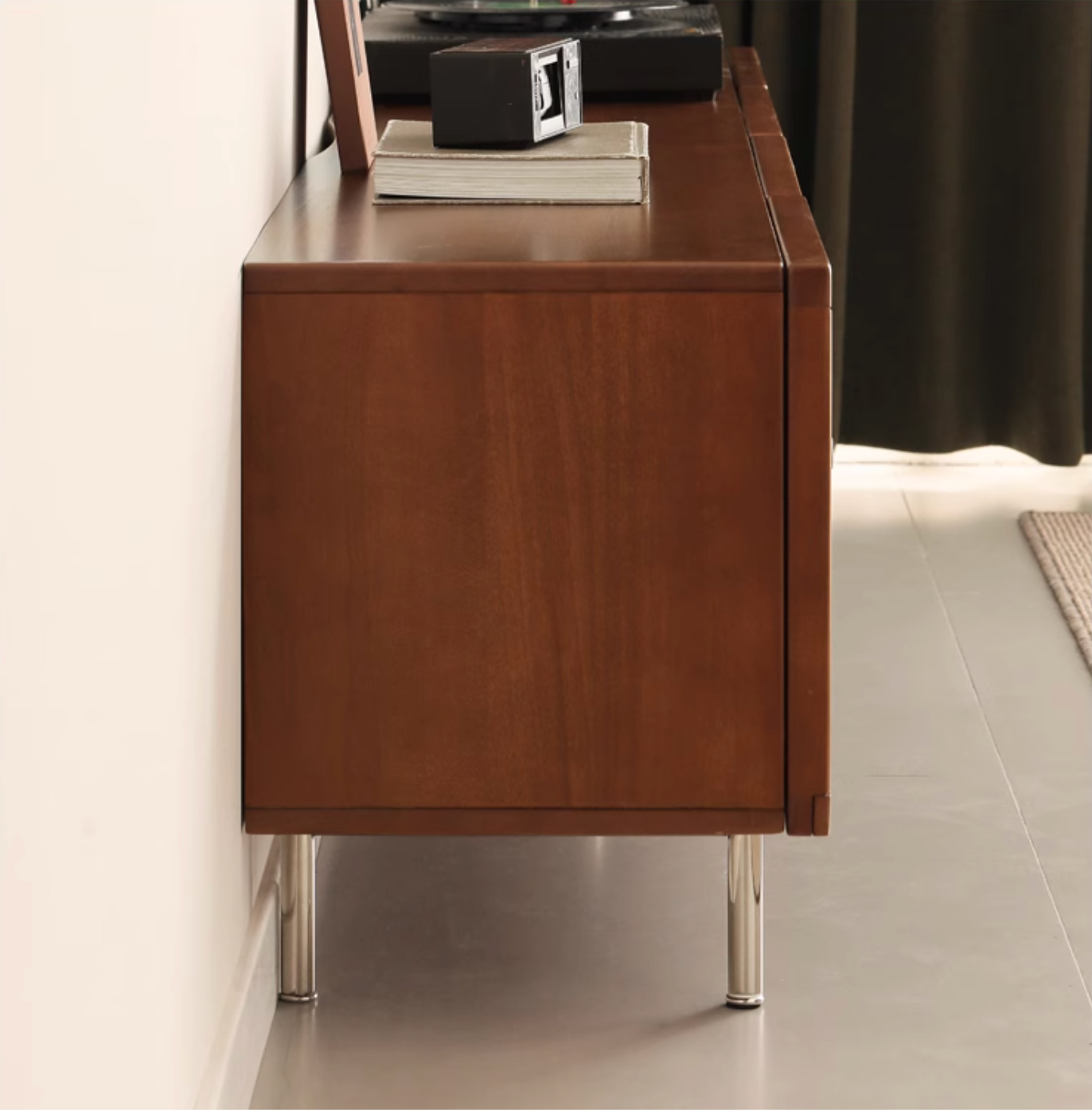 Poplar Solid Wood Bauhaus TV Stand.