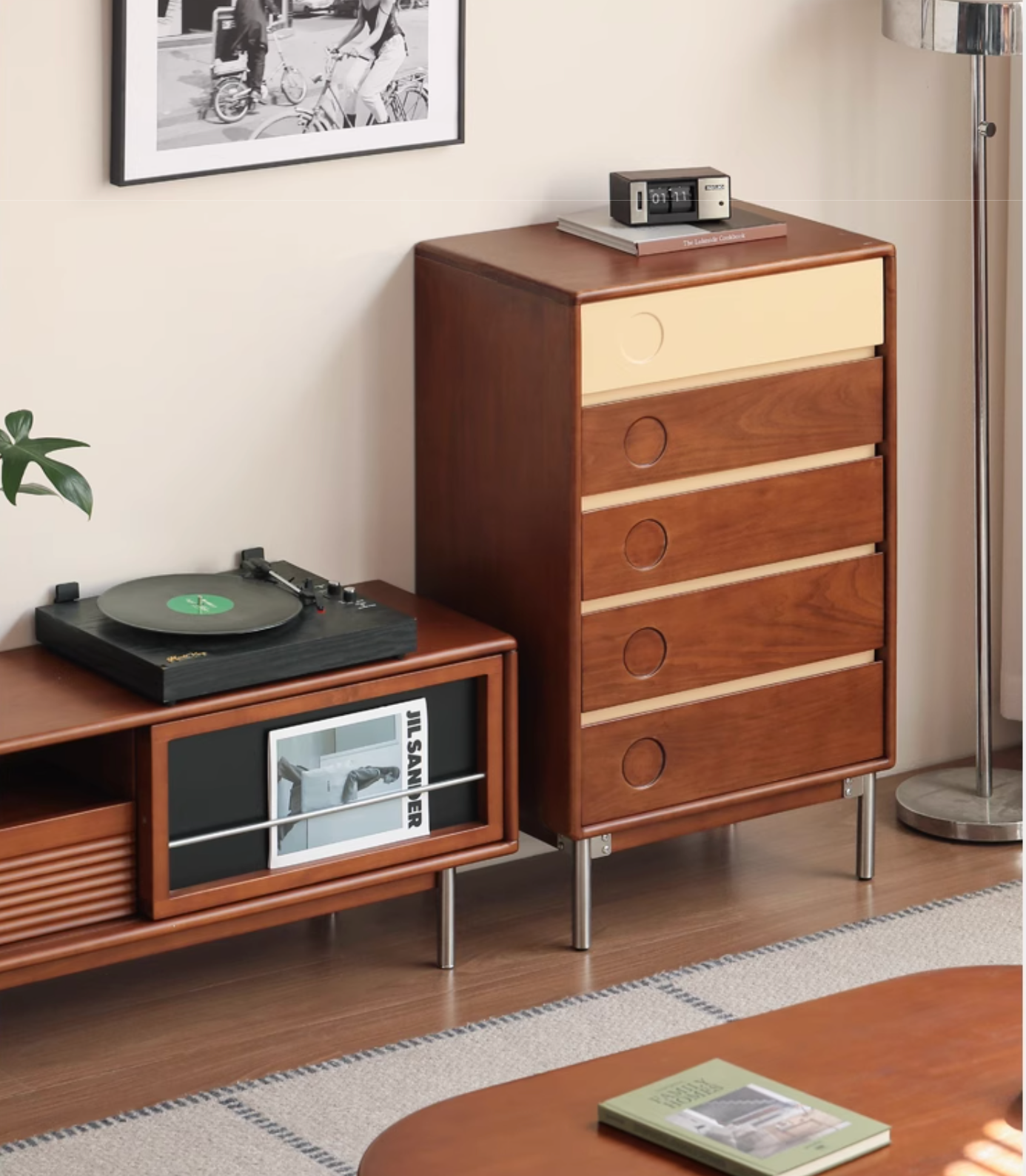 Tulipwood , Cherry Solid Wood Antique Style Drawer