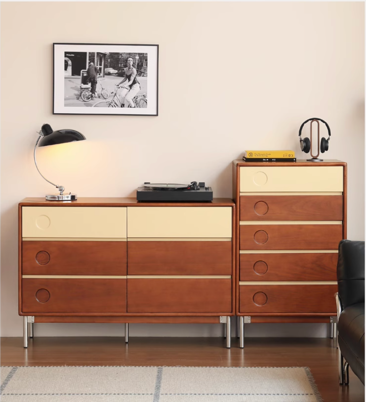 Tulipwood , Cherry Solid Wood Antique Style Drawer