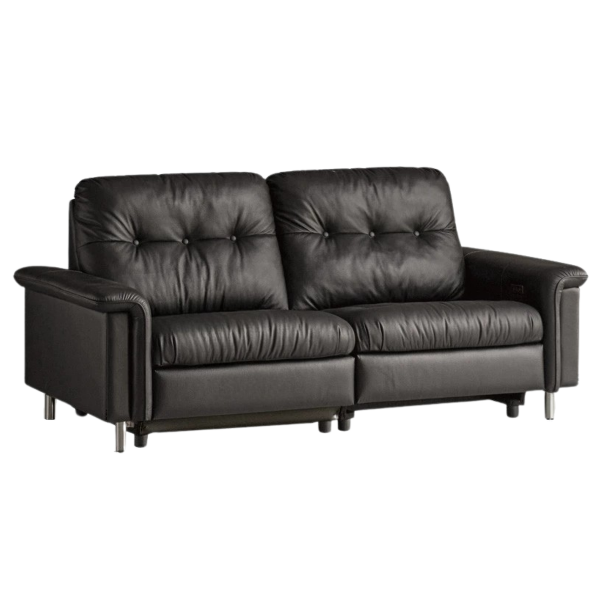 Genuine Leather Zero-Wall Power Recliner Sofa