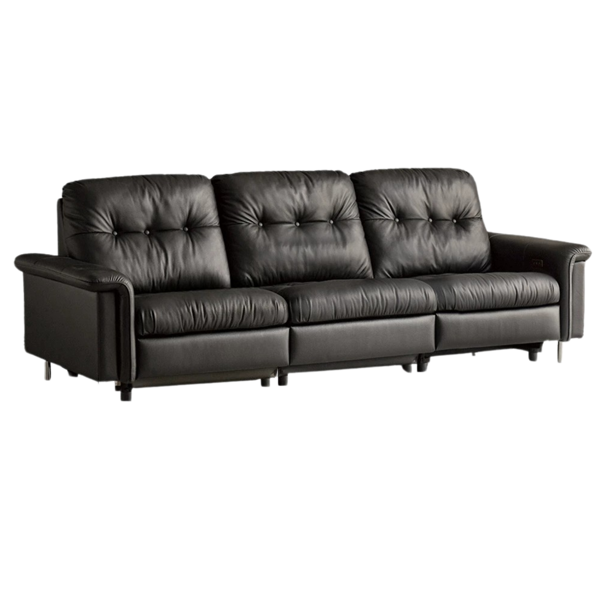 Genuine Leather Zero-Wall Power Recliner Sofa