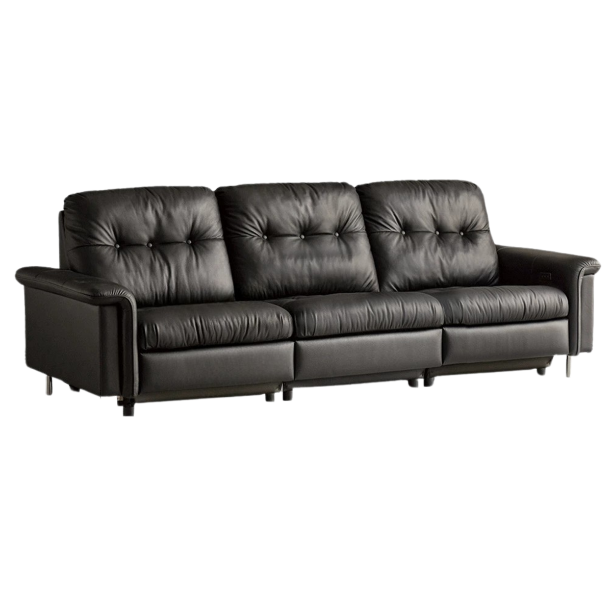 Genuine Leather Zero-Wall Power Recliner Sofa