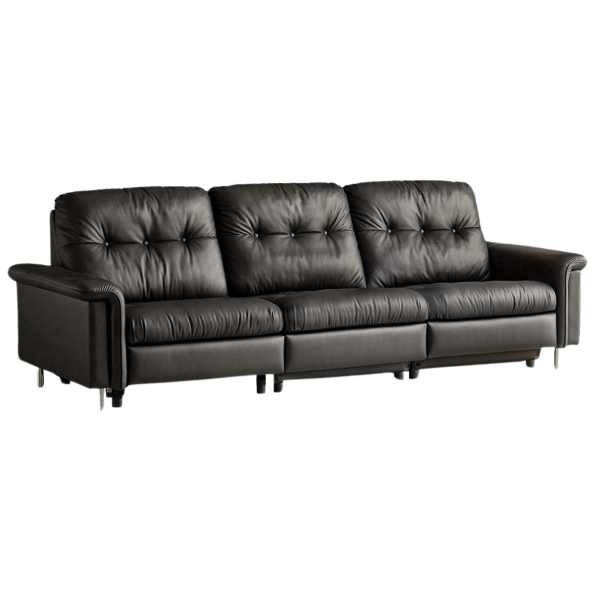 Genuine Leather Zero-Wall Power Recliner Sofa