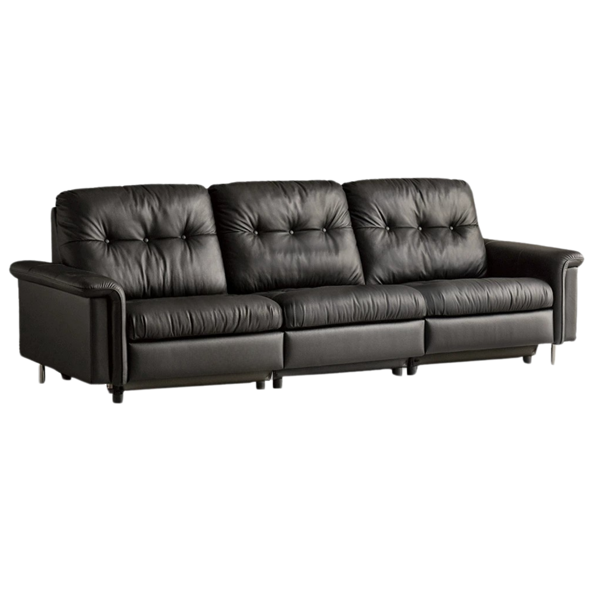 Genuine Leather Zero-Wall Power Recliner Sofa