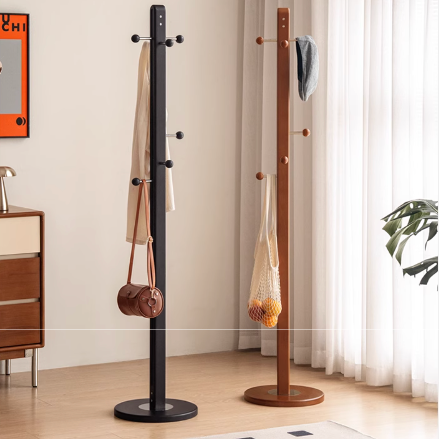 Beech, Ash Solid Wood Medieval Style Hanger