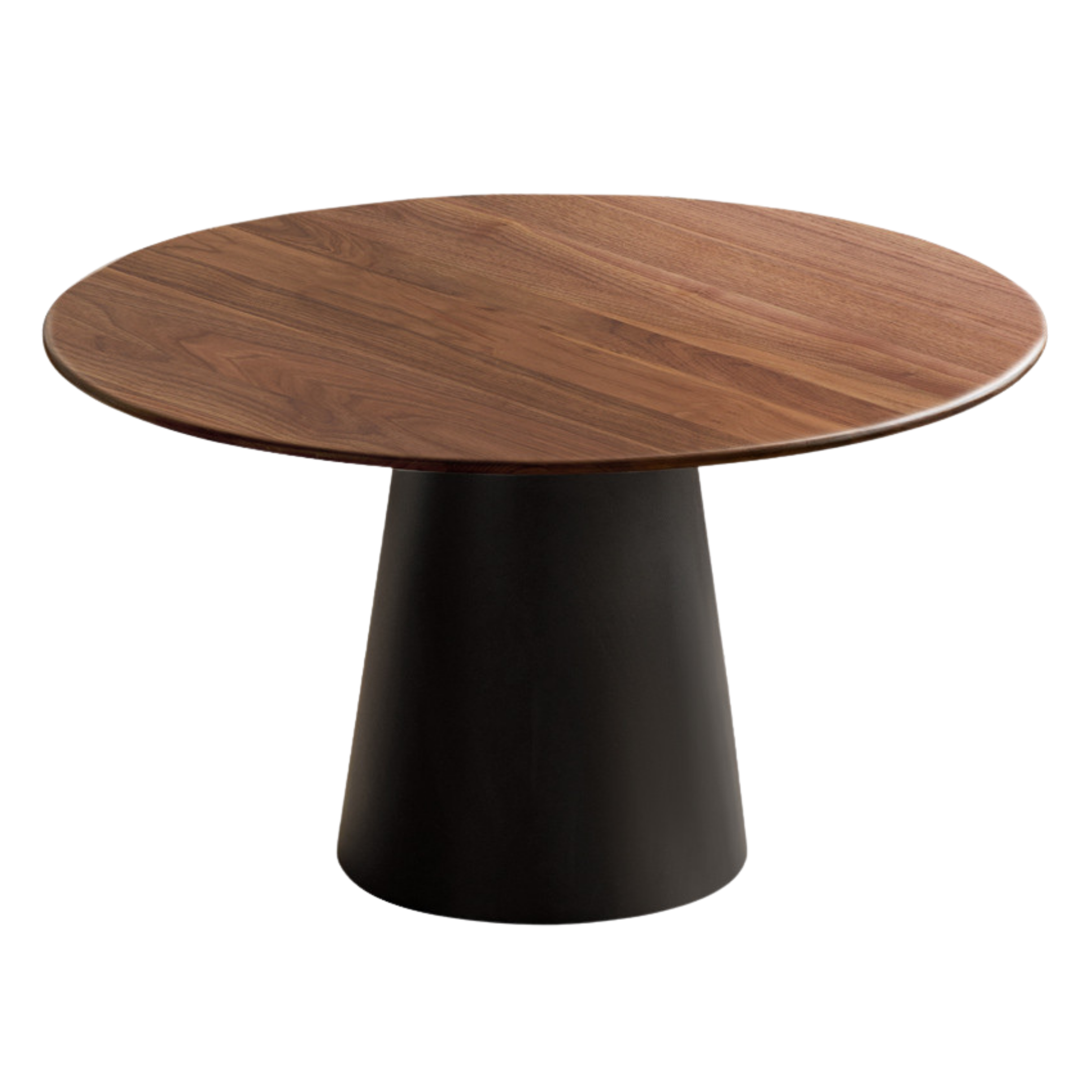 Black Walnut, Oak Solid Wood, Sandalwood Rock Slab Round Dining Table