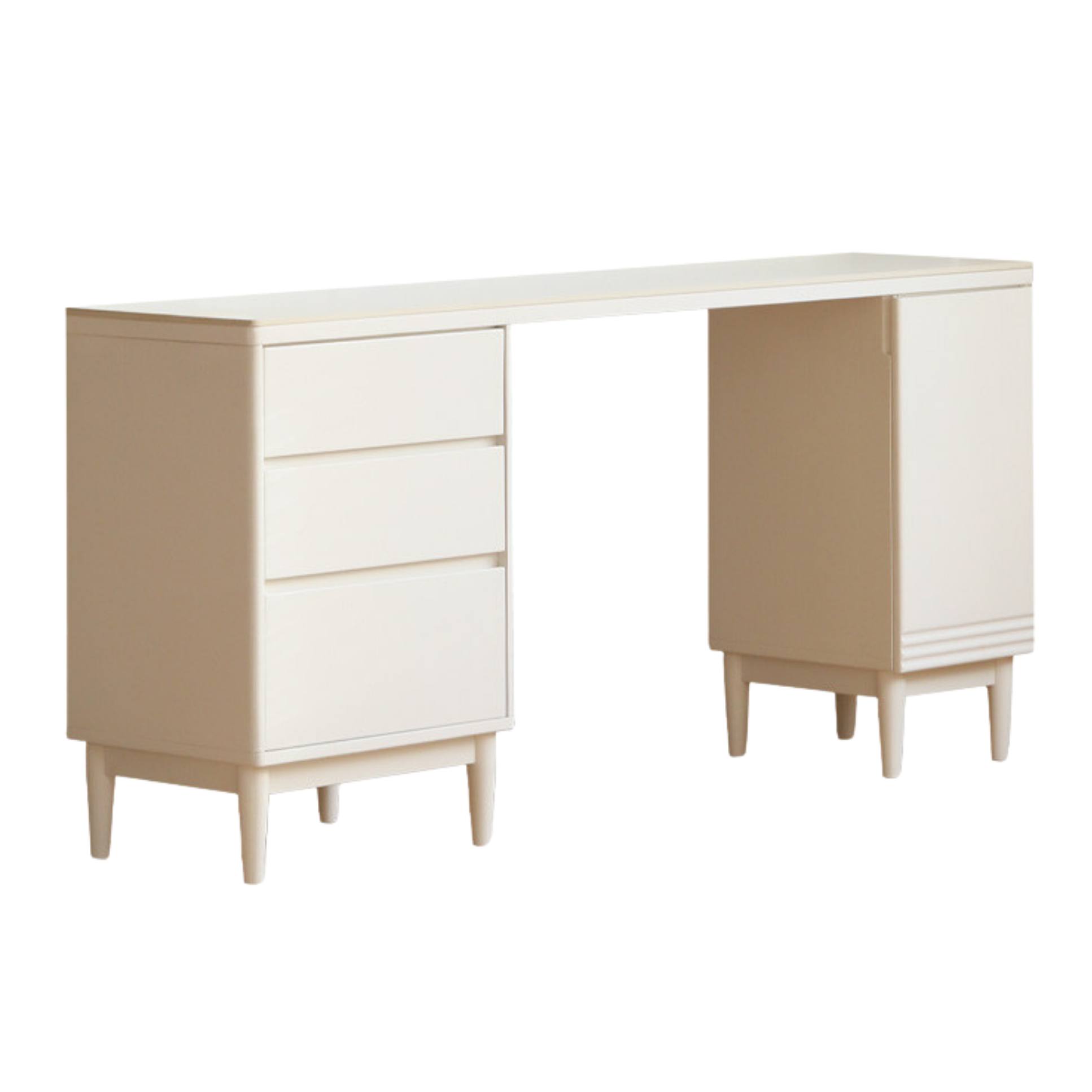 Solid RubberWood Multifunctional High Rock Plate Dining Sideboard