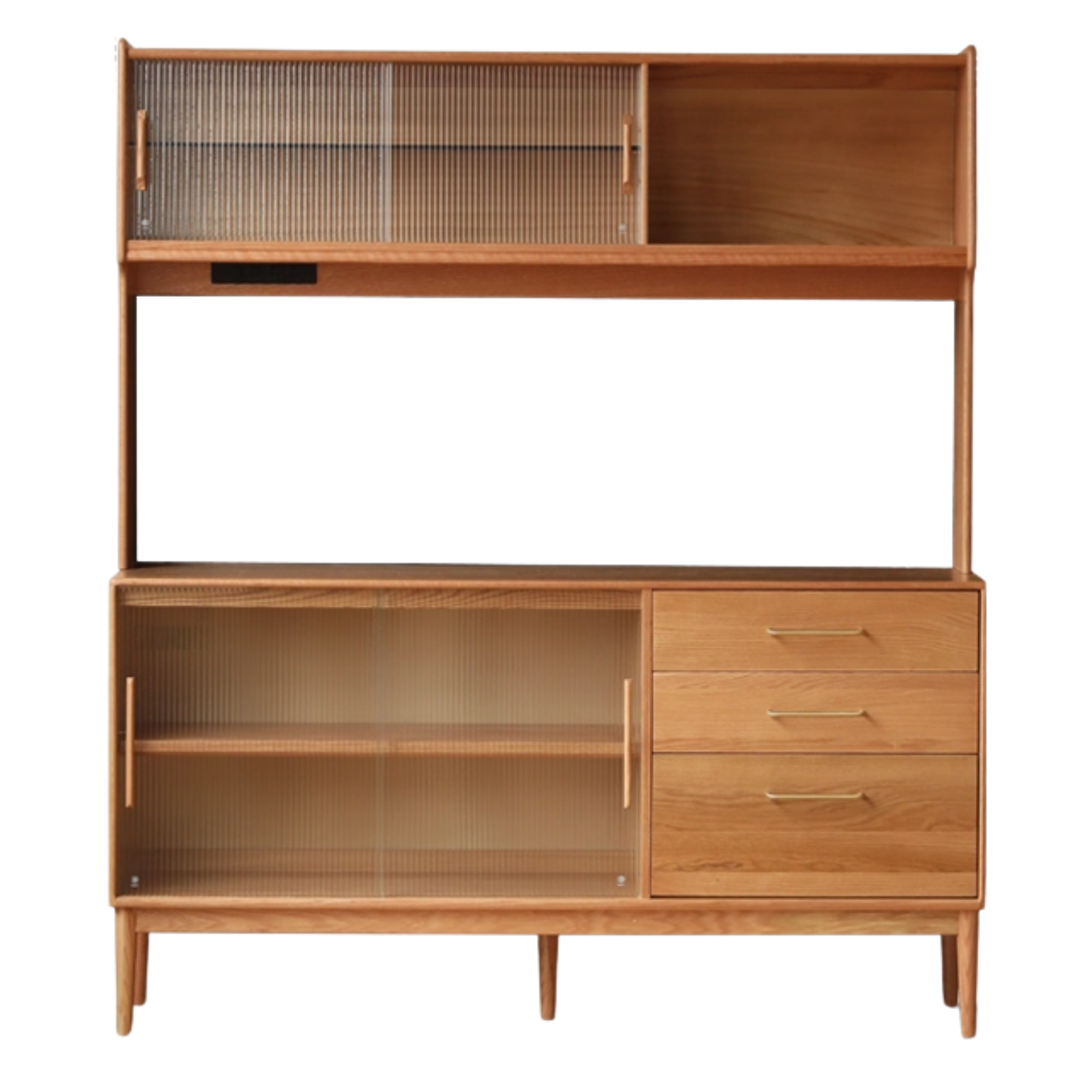 Oak Solid Wood Modern Multifunctional Sideboard