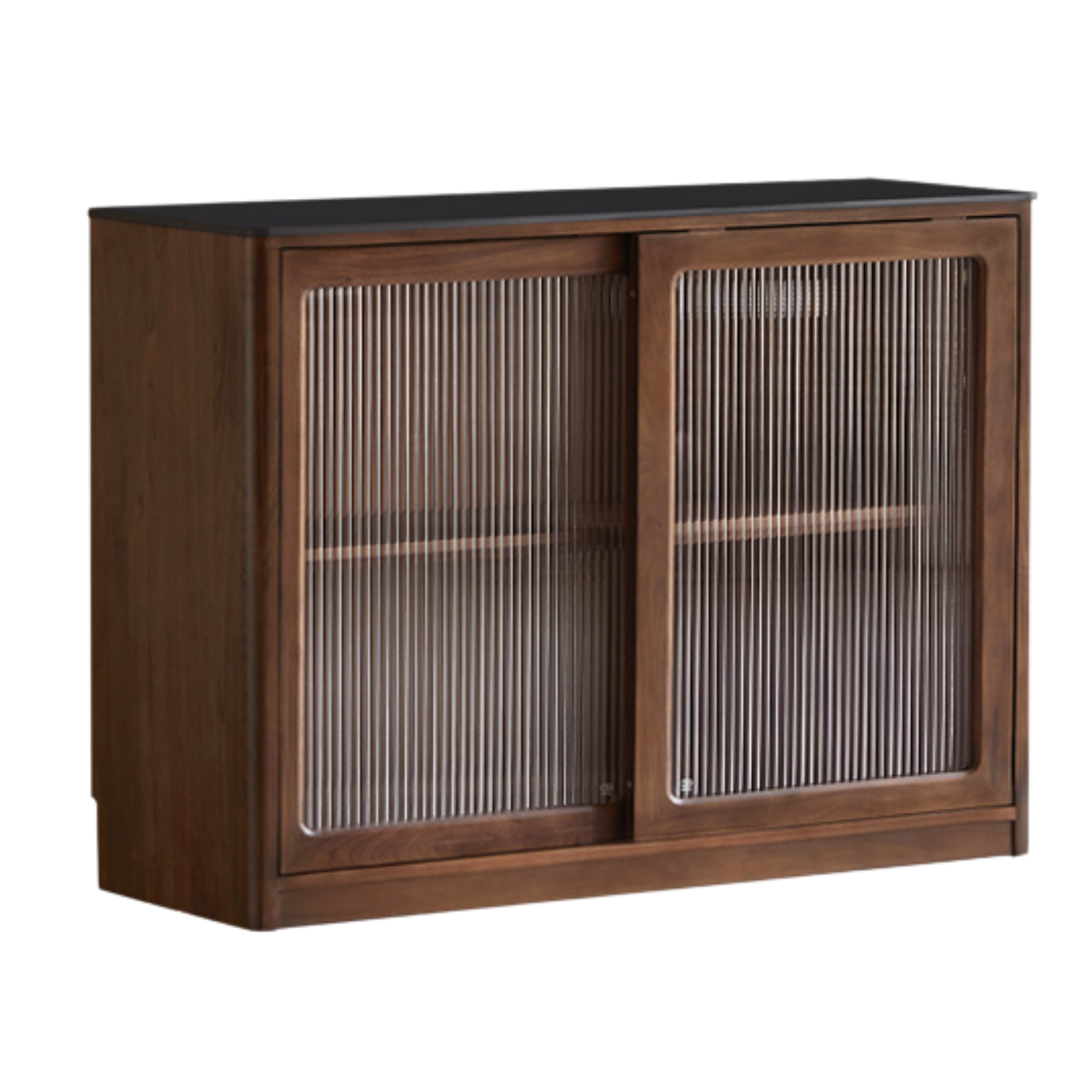 Black Walnut Solid Wood Sideboard Hole Storage