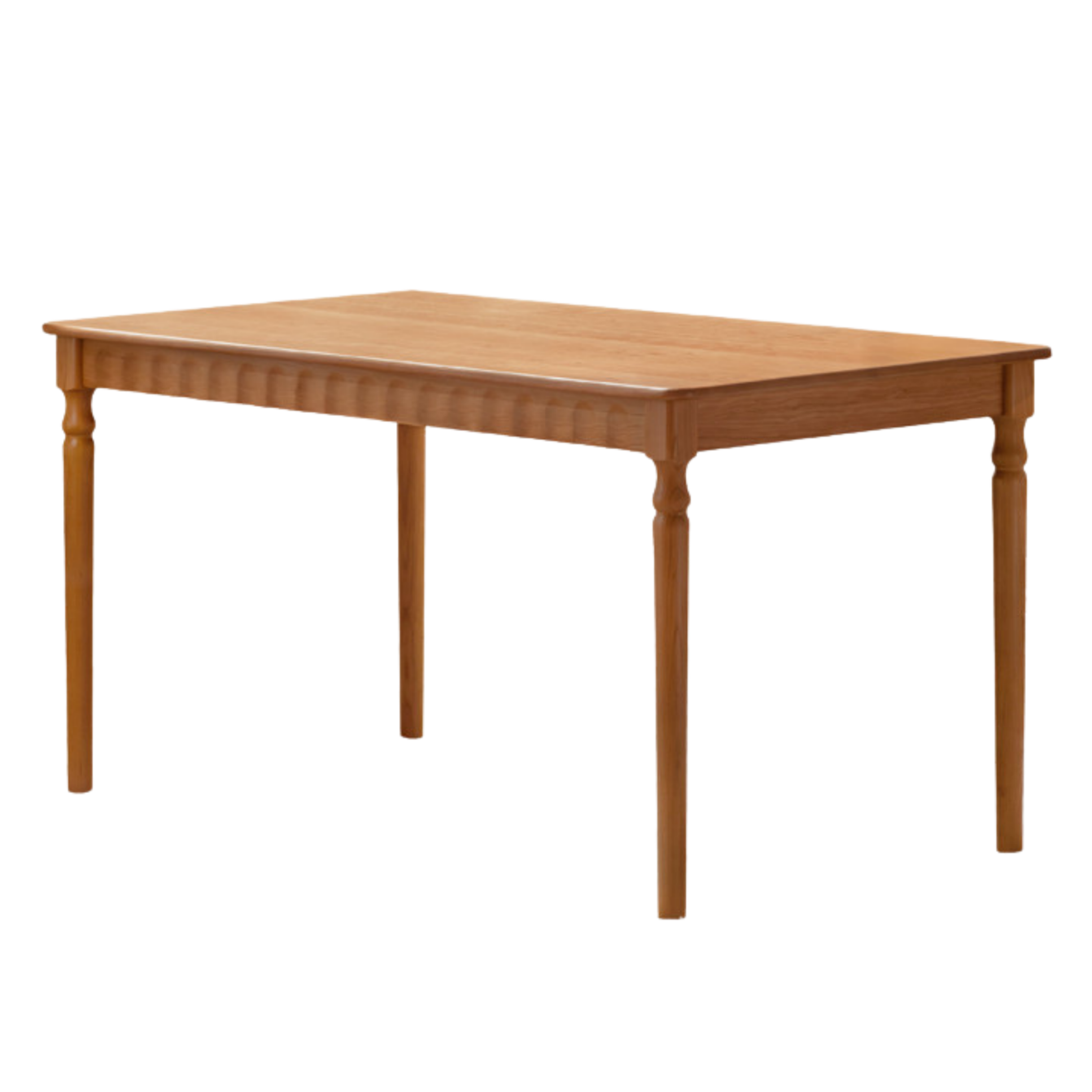 Black Walnut, Poplar, Cherry Solid Wood American Retro Rectangular Dining Table
