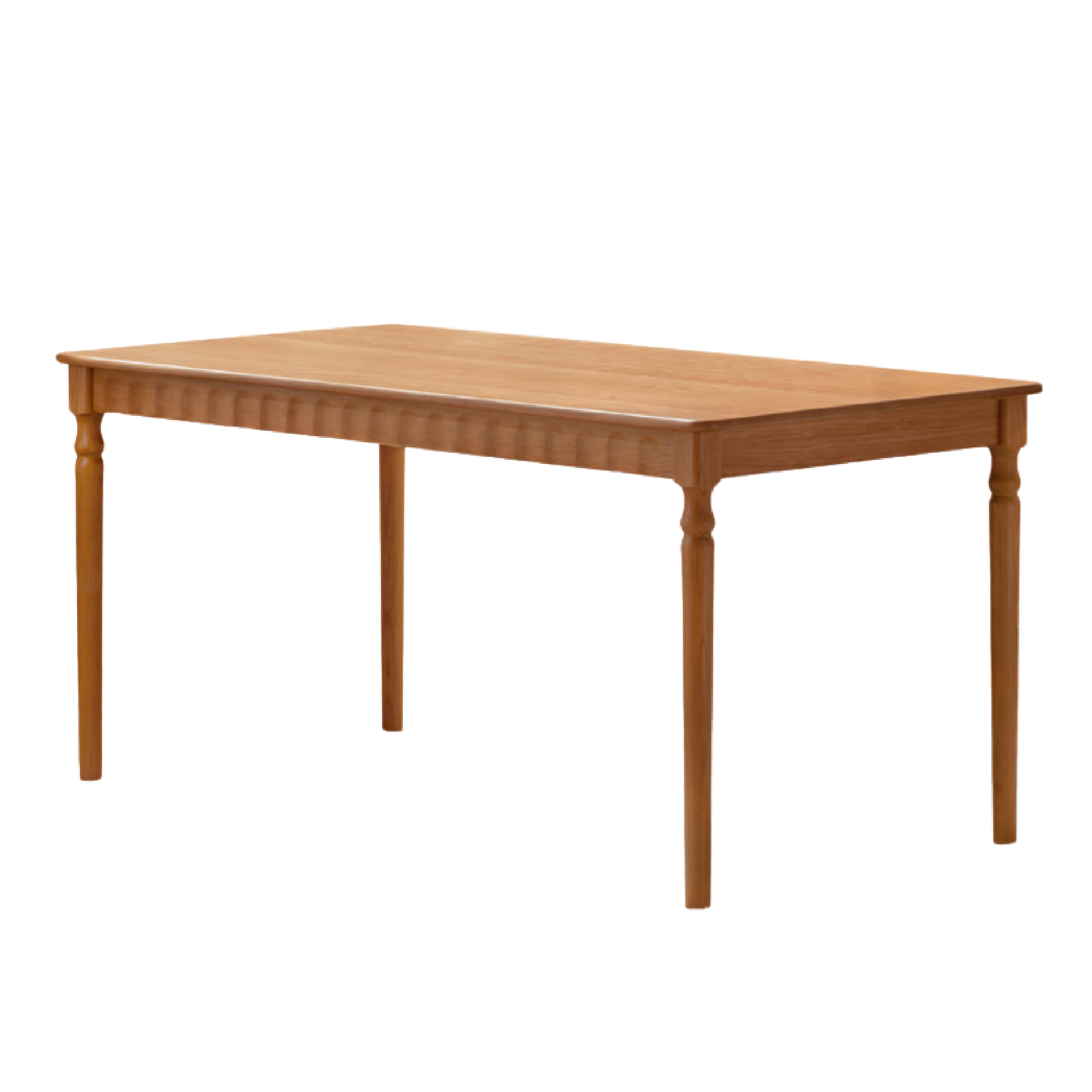 Black Walnut, Poplar, Cherry Solid Wood American Retro Rectangular Dining Table