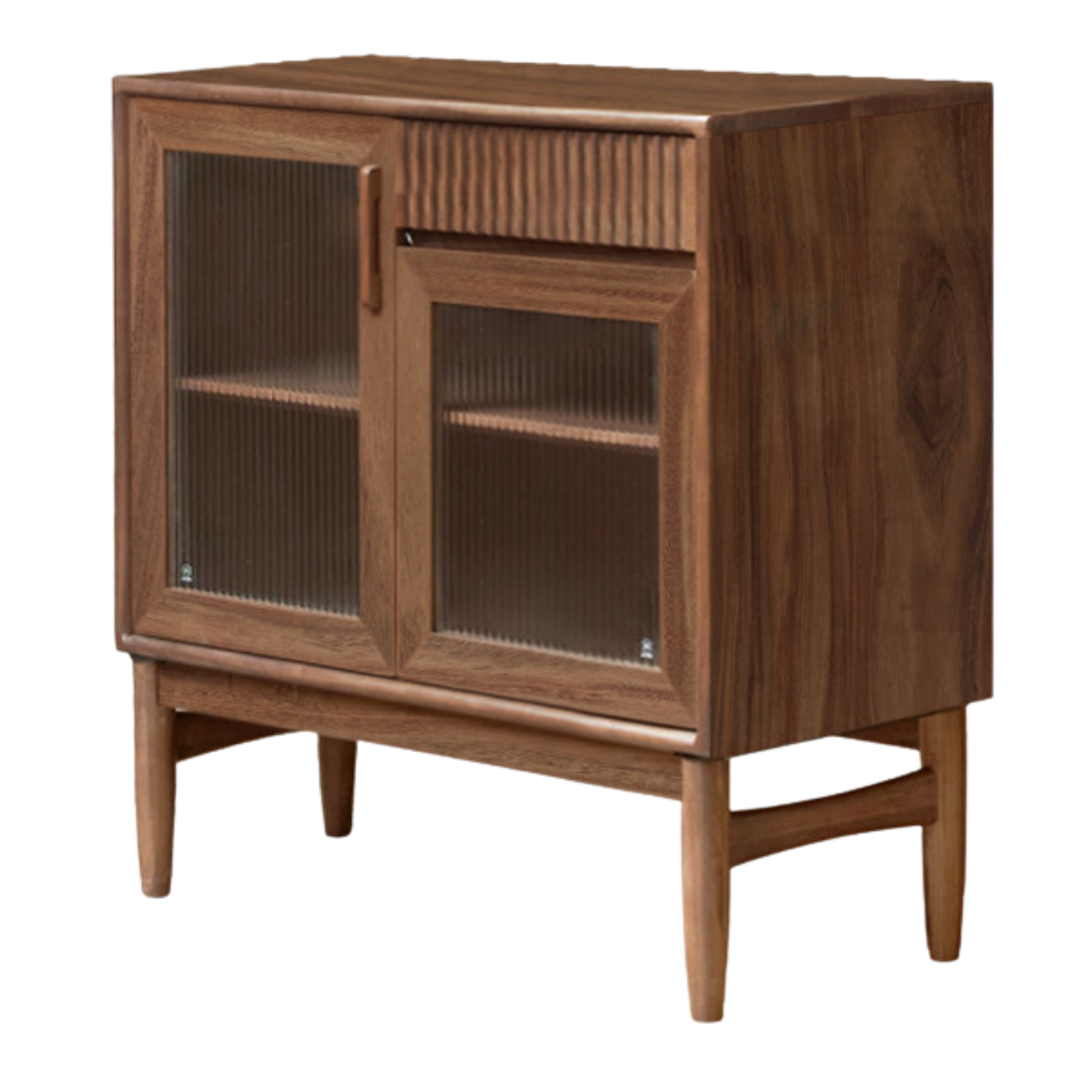 Oak, Black Walnut, South American Walnut, Solid Longan Hardwood, Red Zebrawood Solid Wood Light Luxury Sideboard