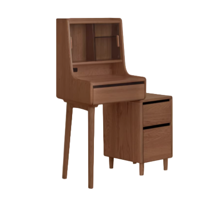 Ash Solid Wood Lighted Vanity Table.