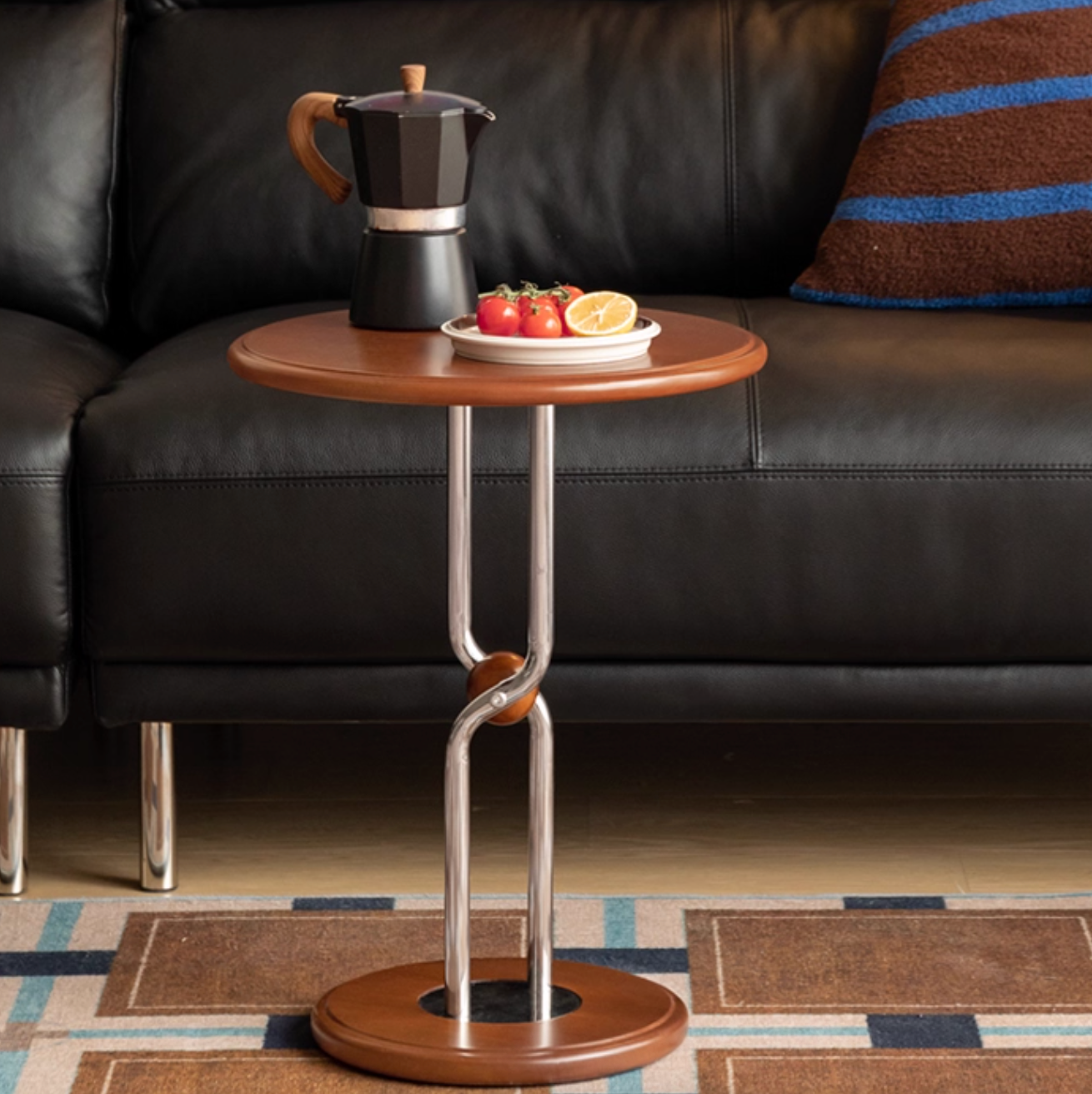 Poplar Solid Wood Bauhaus Side Table