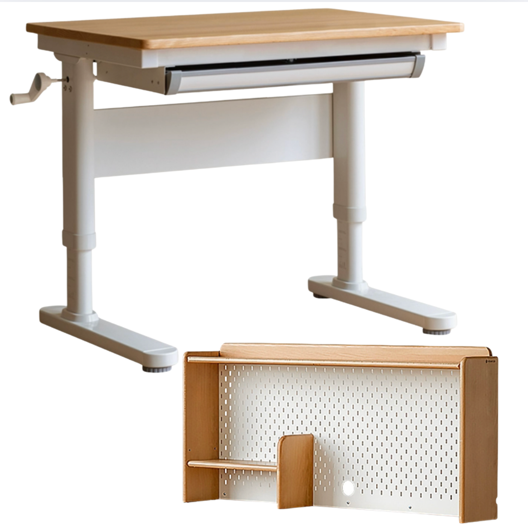 Beech Solid Wood children's Lifting Study Desk
