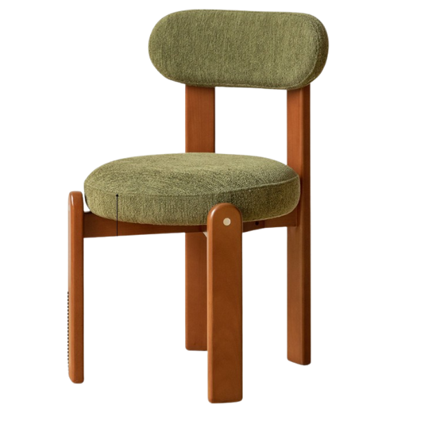 Set 4pcs Beech, Rubberwood, Black Walnut, Cherry Solid Wood French Antique Style Chair