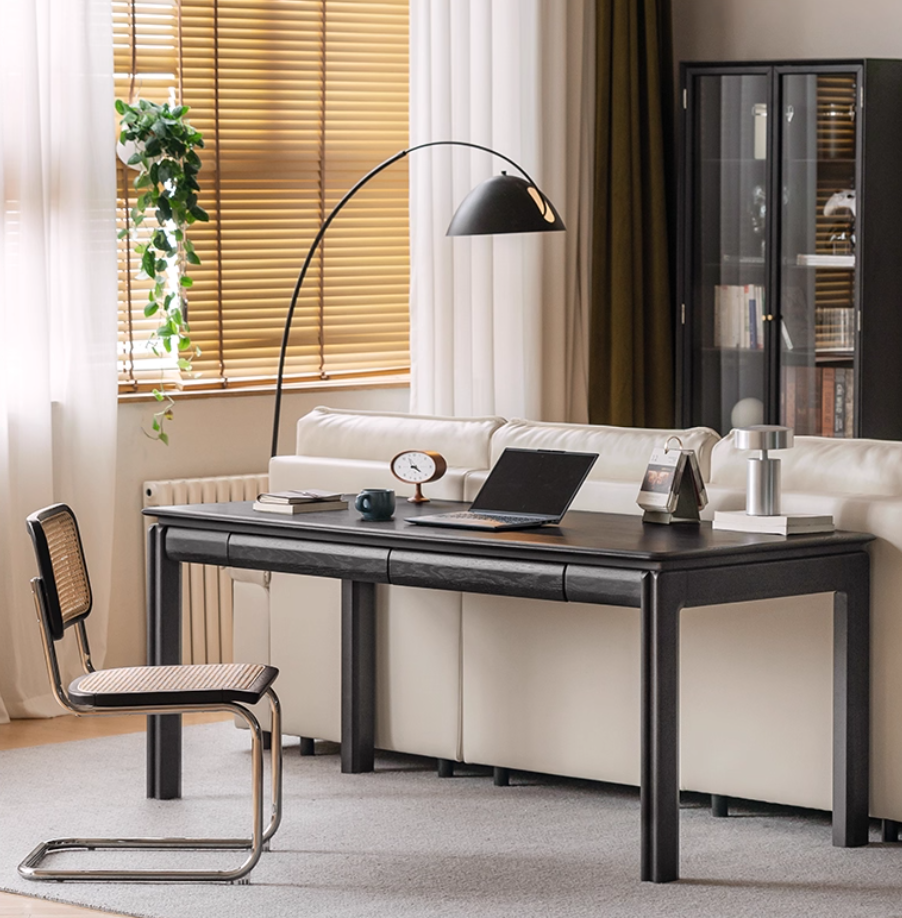 Oak, Ash Solid Wood Large Size Desk