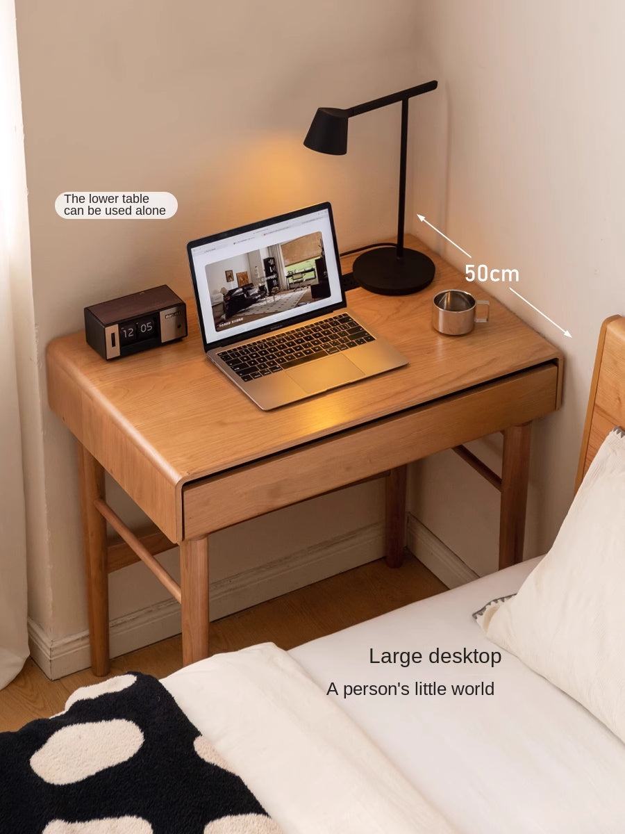 Cherry Solid Wood Desk With Drawer