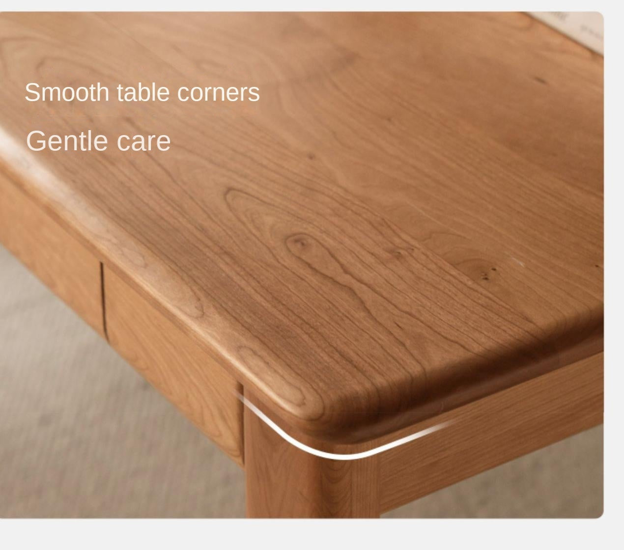 Cherry Solid Wood office Desk Large Size.