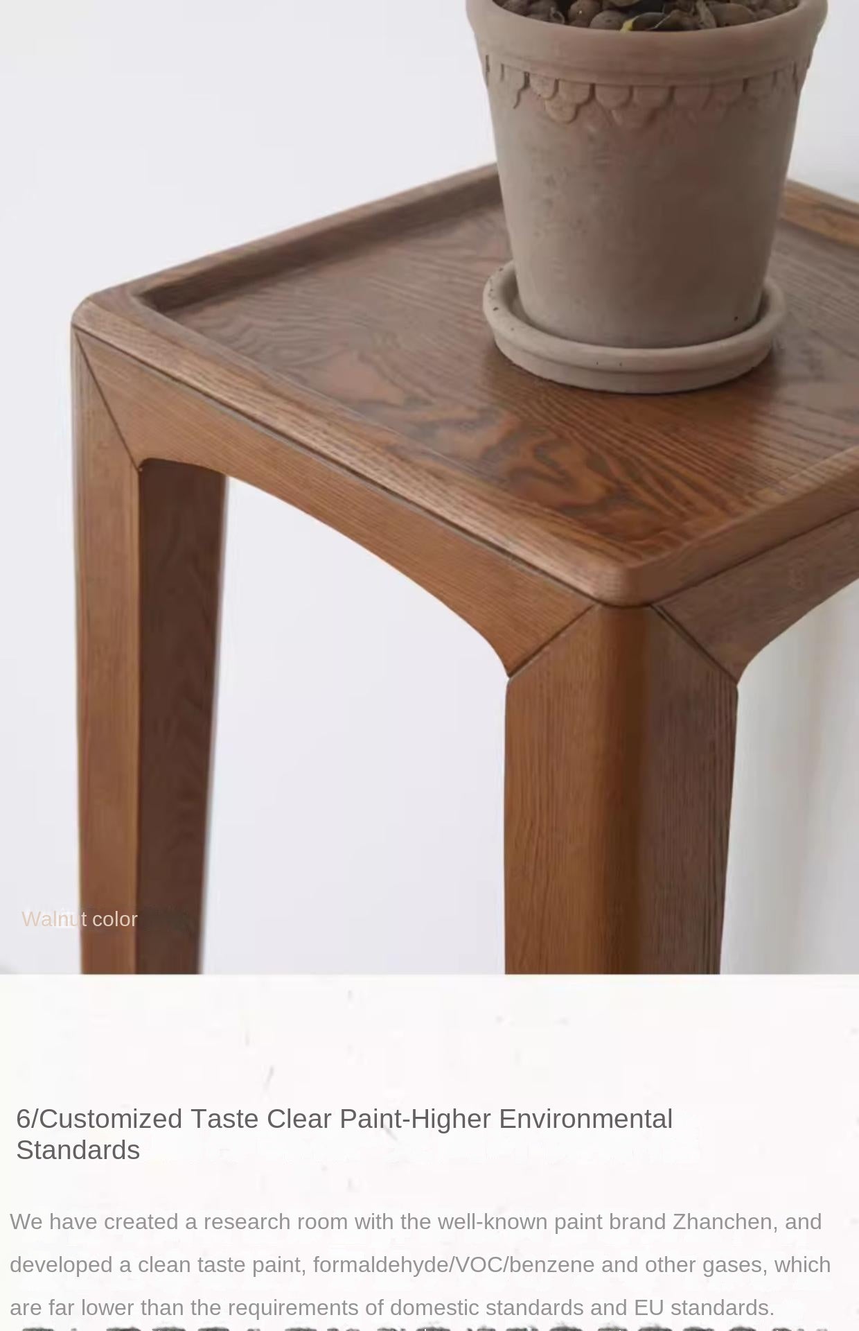 Black Walnut Solid Wood Flower Rack