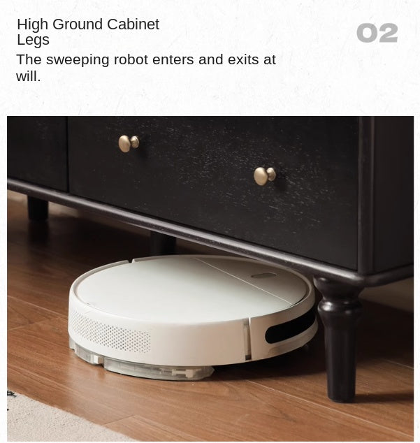 Solid RubberWood French Retro Six Drawers.