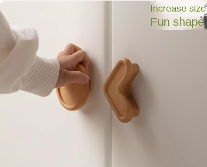 Beech Solid Wood Children's Modern Storage Cabinet