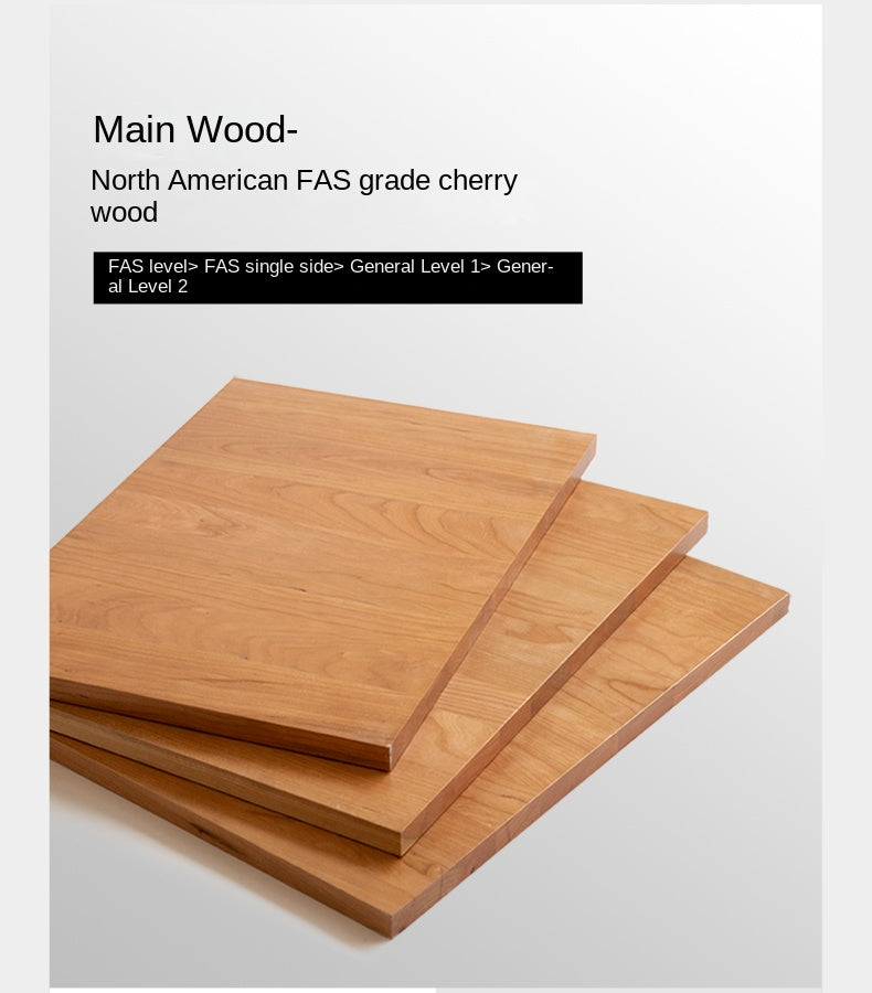 Cherry Solid Wood Retro Antique Style Floor TV Cabinet.