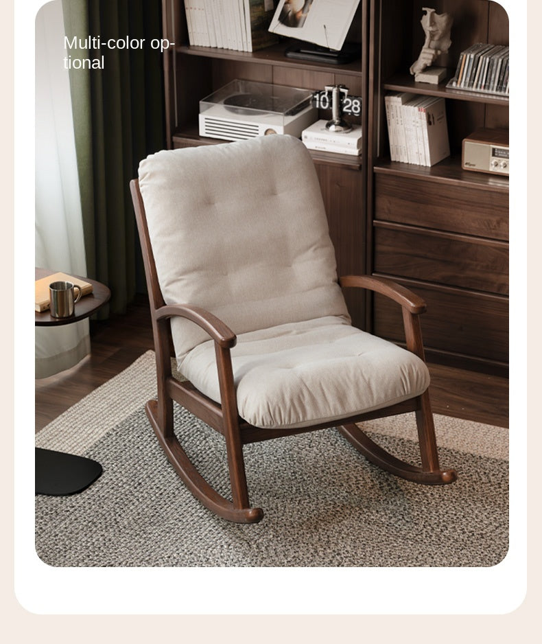 Oak Solid Wood Sofa Modern Lounge Chair.