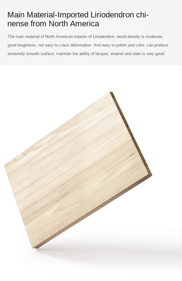 Poplar Solid Wood Light Luxury Retractable Dressing Table.