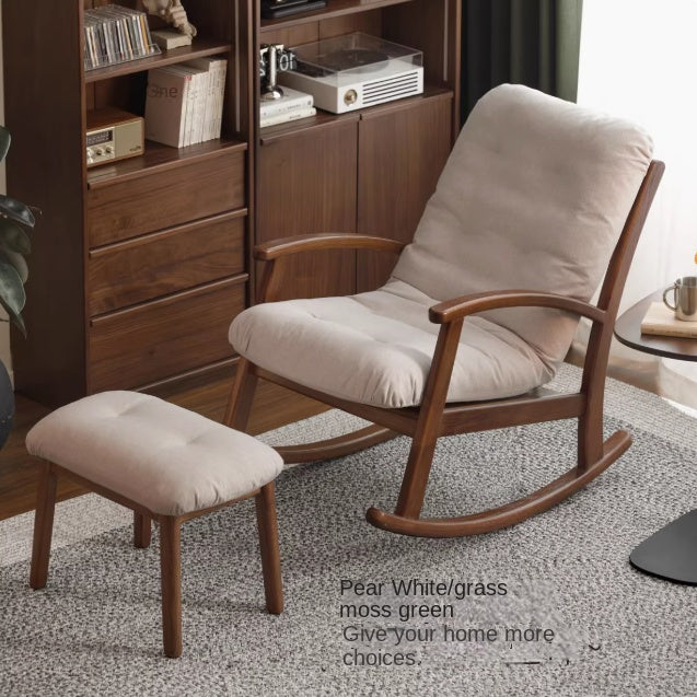 Oak Solid Wood Sofa Modern Lounge Chair.