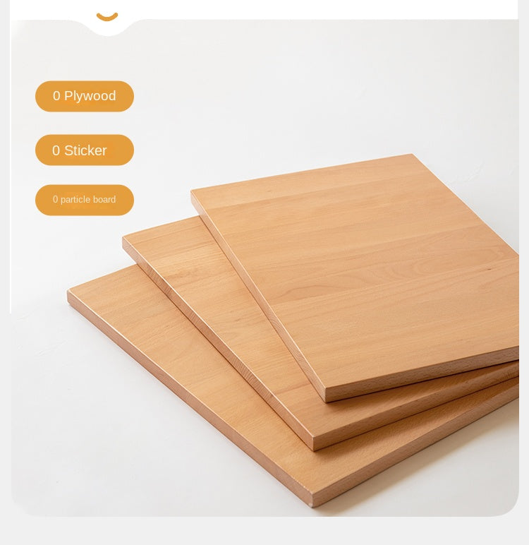 Beech Solid Wood Nordic Side Cabinet