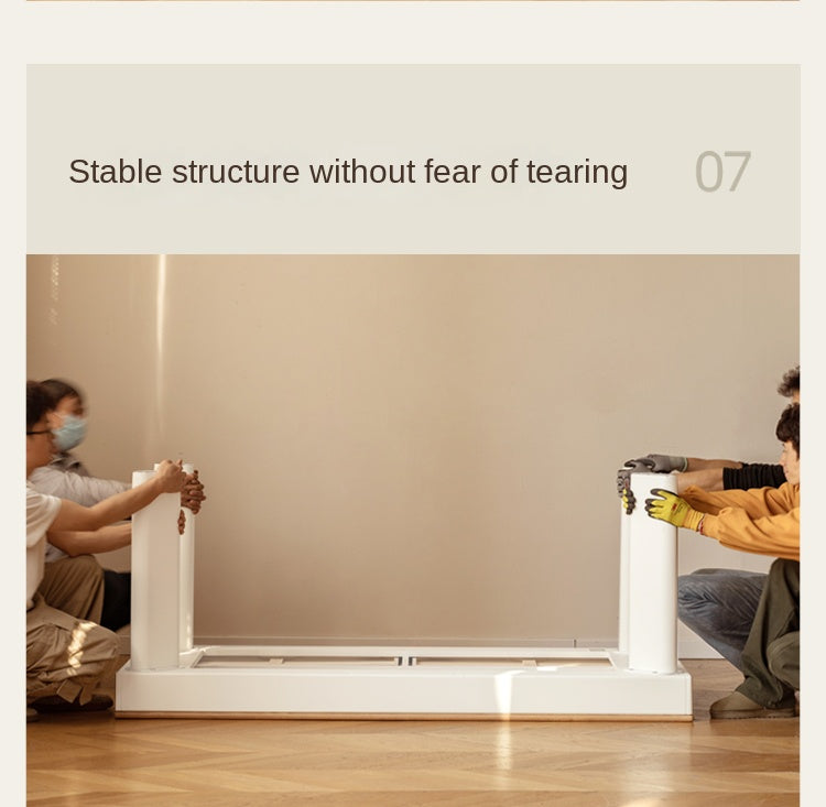 Oak, Poplar Solid Wood Modern Cream Style Computer With Drawer.