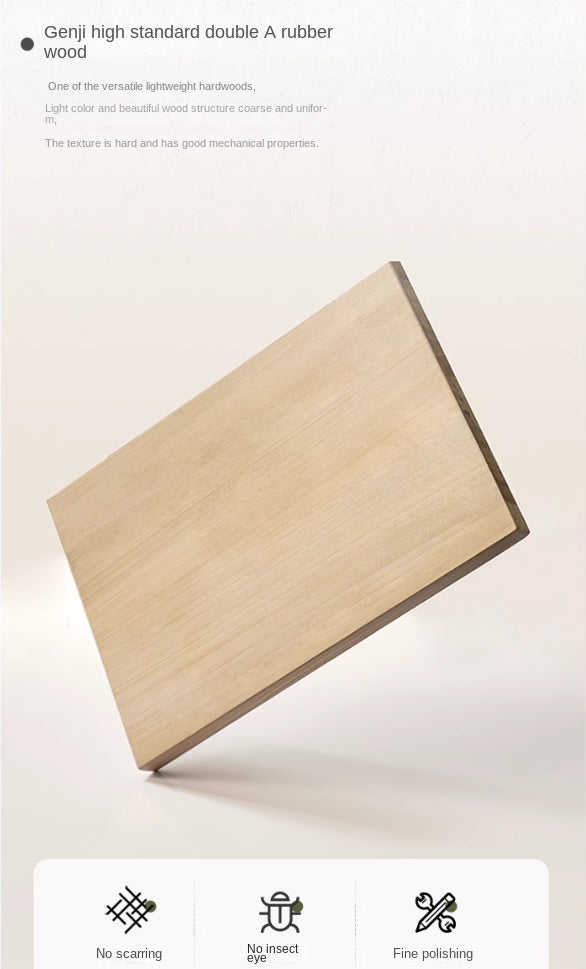 Solid Rubberwood Retro Multifunctional Dressing Table Storage Rack Integrated.