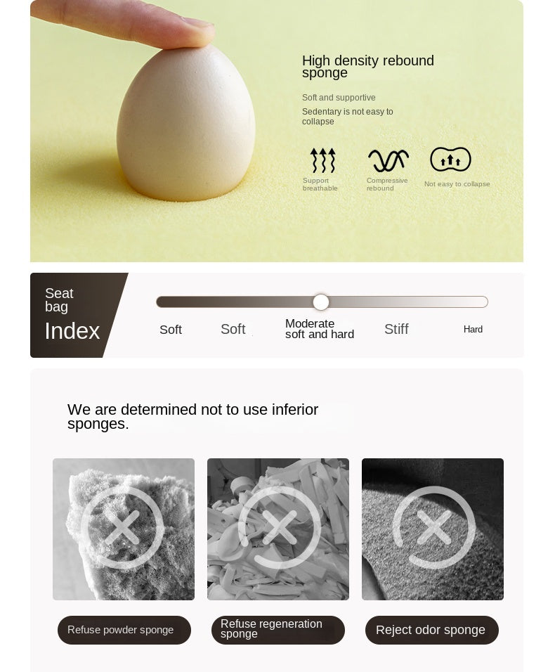 Oak Solid Wood Nordic Soft Pack Long Bench