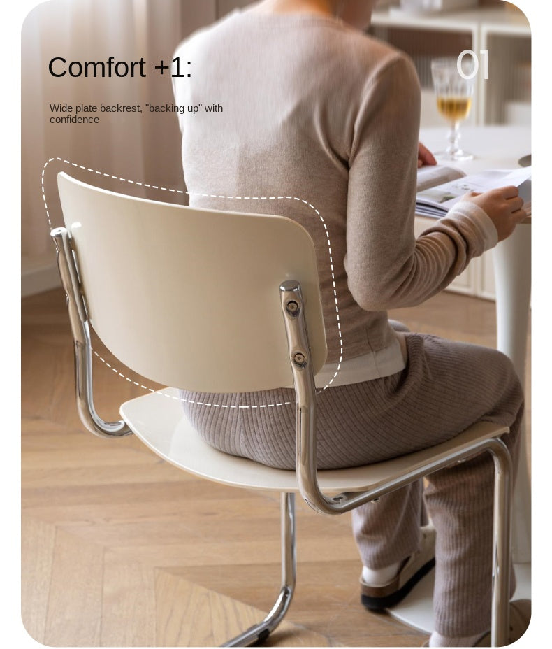 Set 2 pcs Suspended Bow Modern Dining Chair