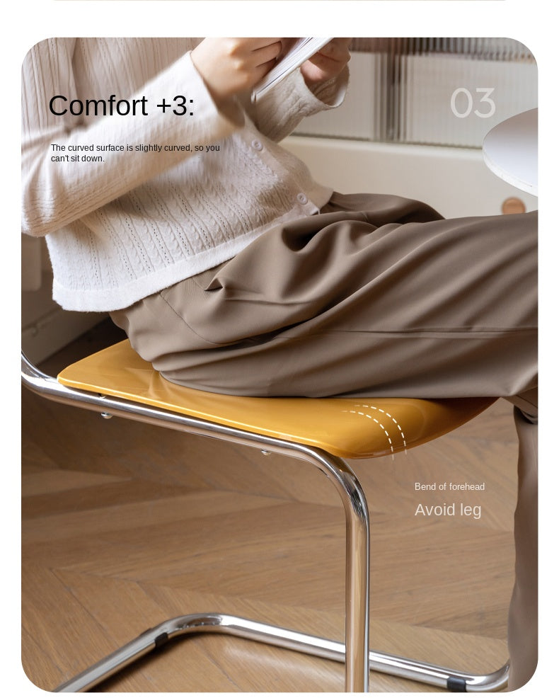 Set 2 pcs Suspended Bow Modern Dining Chair