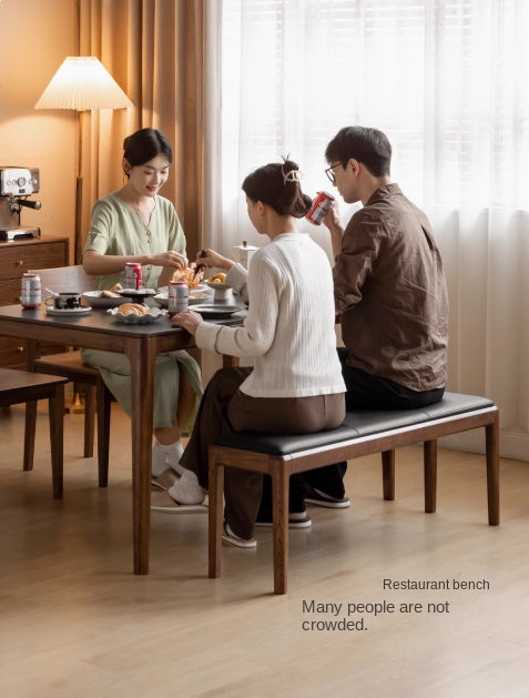 Oak Solid Wood Nordic Soft Pack Long Bench