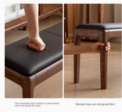 Oak Solid Wood Nordic Soft Pack Long Bench