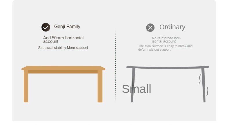 Oak Solid Wood Nordic Soft Pack Long Bench