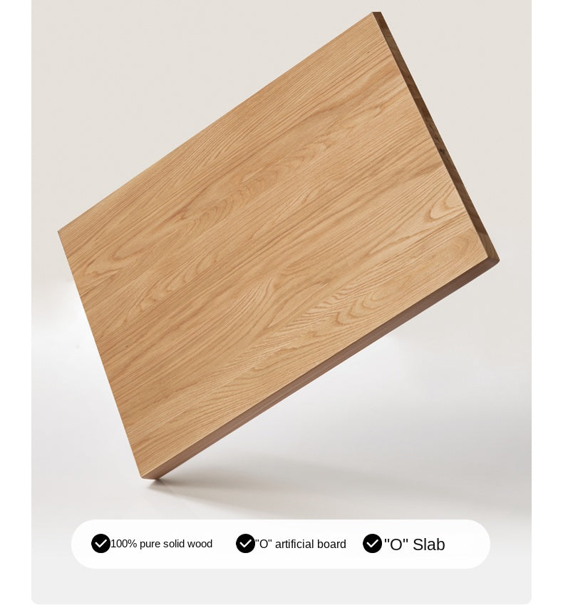 Black Walnut, Cherry, Ash, Oak Solid Wood Modern Rotating Soft Chair