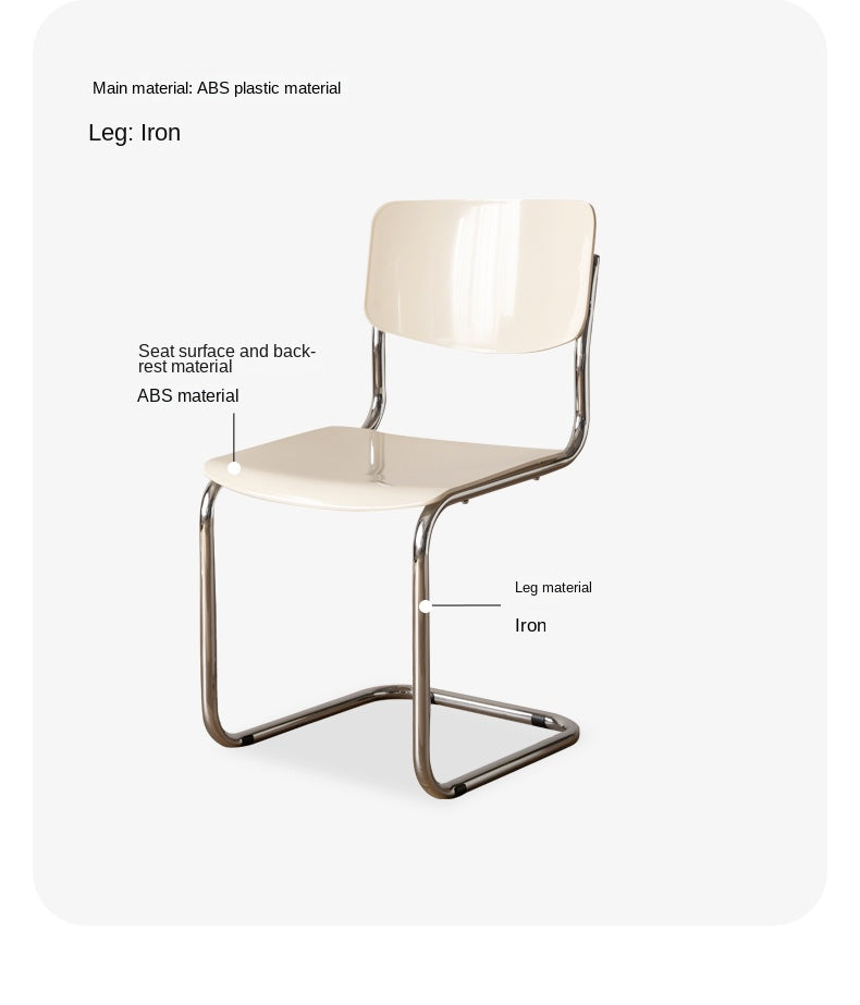 Set 2 pcs Suspended Bow Modern Dining Chair