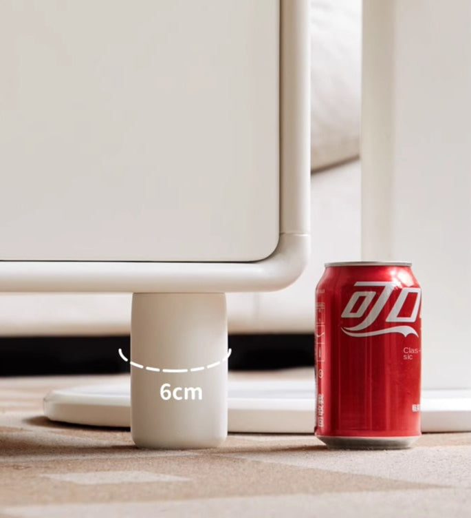 Solid RubberWood Modern Creative Cream Style Coffee Table.