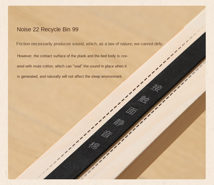 Black Walnut Solid Wood American Large Board Vintage Double Bed