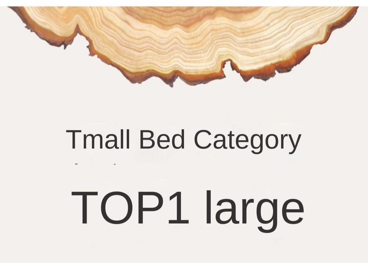 Black Walnut Solid Wood American Large Board Vintage Double Bed